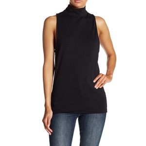 Free People Boa Vista Mock-neck Cut Out Tank Top